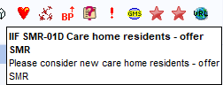 "F SMR-OID Care home residents - offer 
SMR 
Please consider new care home residents - offer 
SMA 